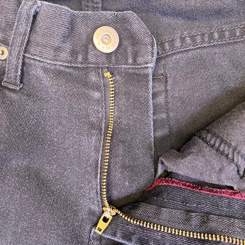 Bullhead Jeans Mens 32x32 Black Skinny Skinniest Grunge Casual Stretch Denim - Picture 13 of 14